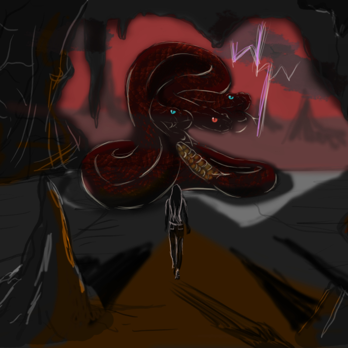 3 Headed Hydra Dream Concept Art